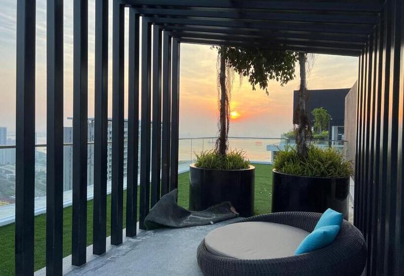 침실 1개 수피리어 아파트, 148 Urban Suites Georgetown New Condo City View Infinity Pool 10pax
