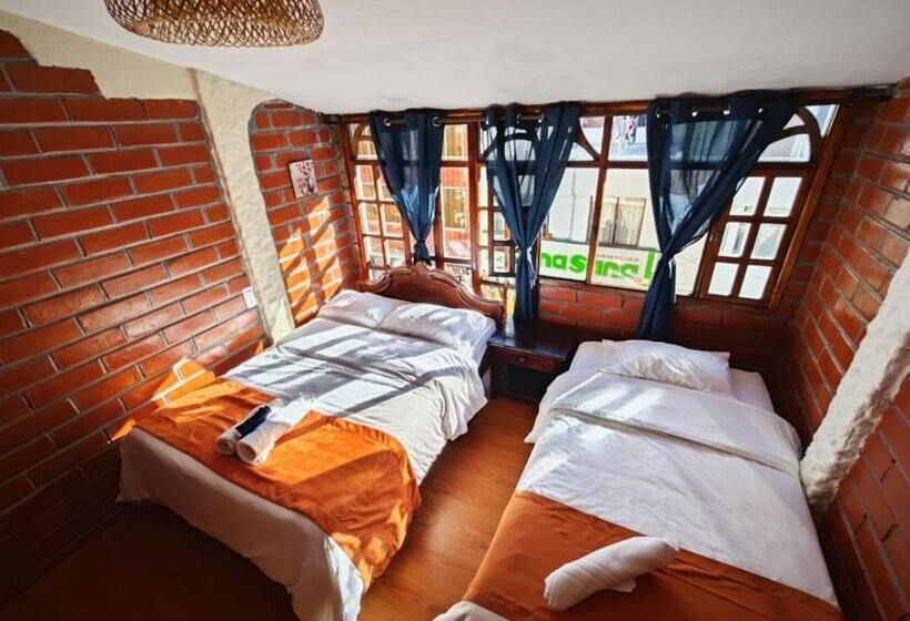 חדר סטנדרט לשלושה, Garden House Hostal