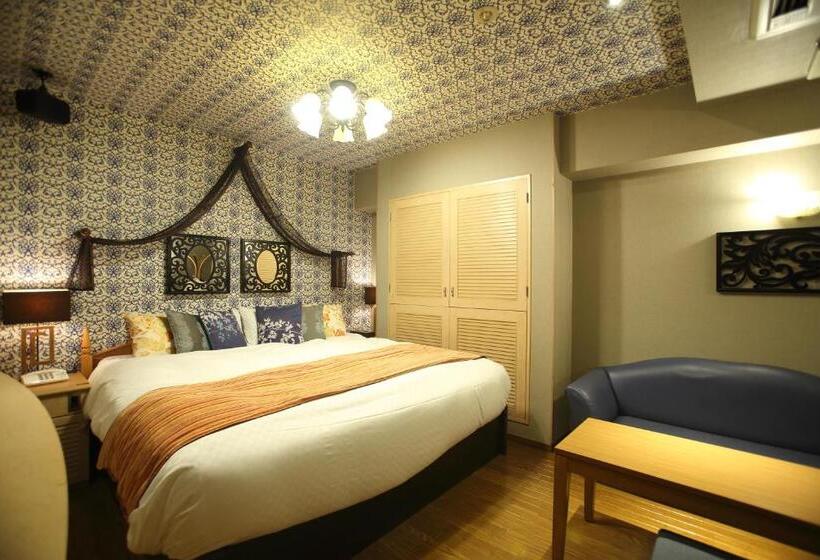 스탠다드 룸 킹사이즈 침대, Fukuoka Chapel Coconuts Hotel Ipolani