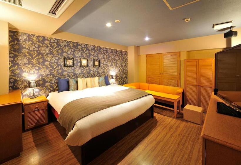 اتاق استاندارد با تخت بزرگ, Fukuoka Chapel Coconuts Hotel Ipolani