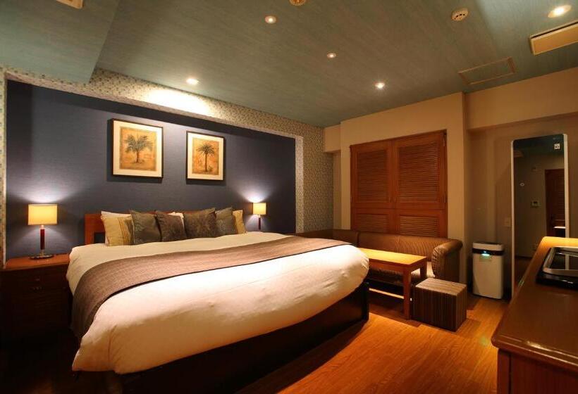 스탠다드 룸 킹사이즈 침대, Fukuoka Chapel Coconuts Hotel Ipolani