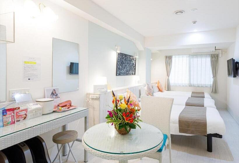 اتاق استاندارد سه نفره, かりゆしコンドミニアムリゾート那覇スカイリビングホテル旭橋駅前