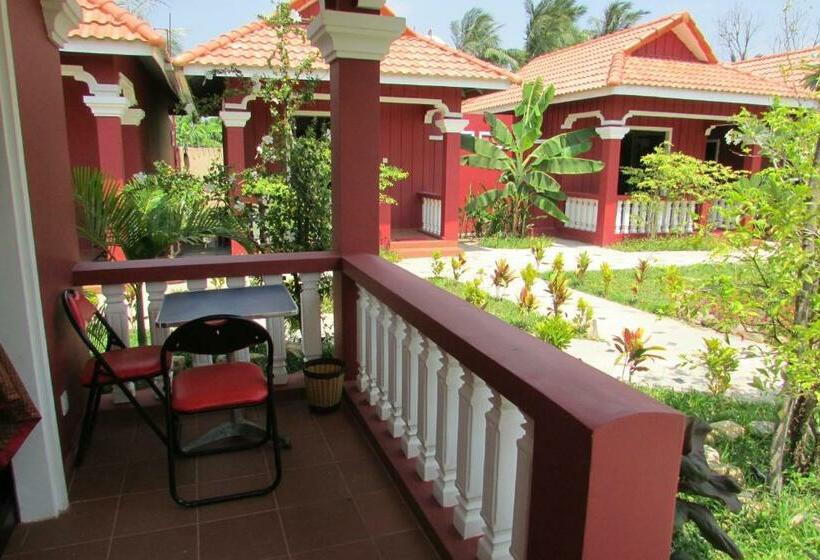 غرفة قياسية مزوَّدة بشُرفة, Phoumrumduol Bungalow