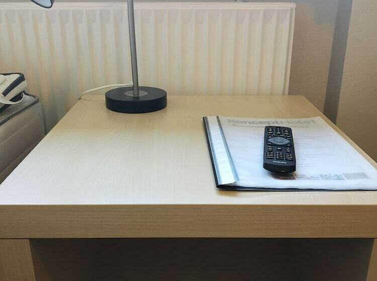 חדר סטנדרד יחיד חדר אמבטיה משותף, Koncept