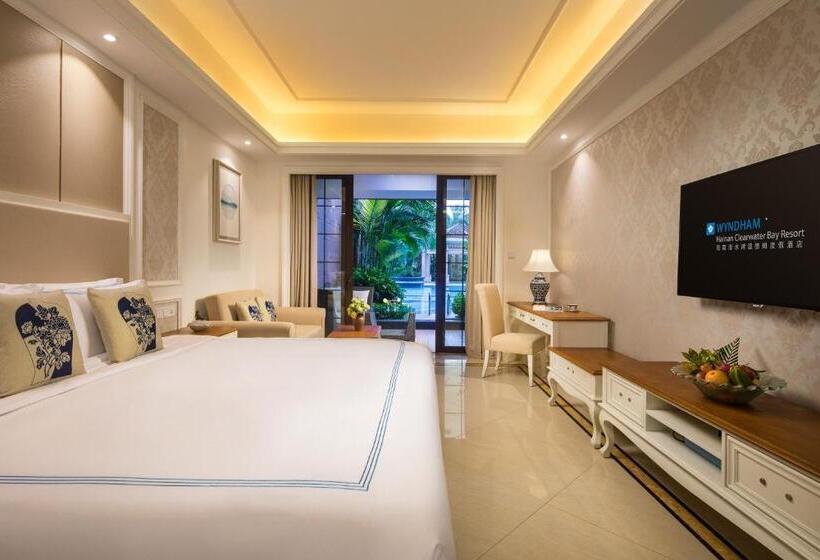 标准间带双人床, Wyndham Hainan Clearwater Bay Resort