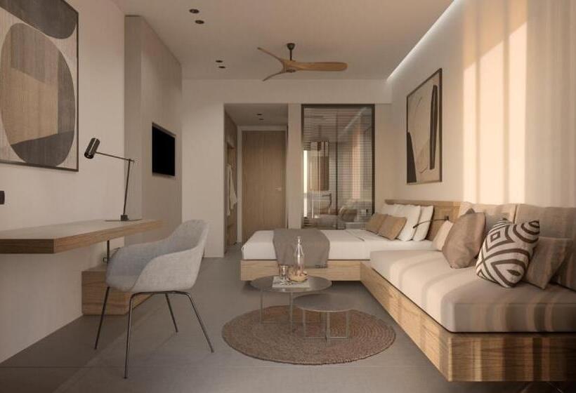 اتاق سوپریور با چشمانداز جانبی دریا, Almyrida Resort