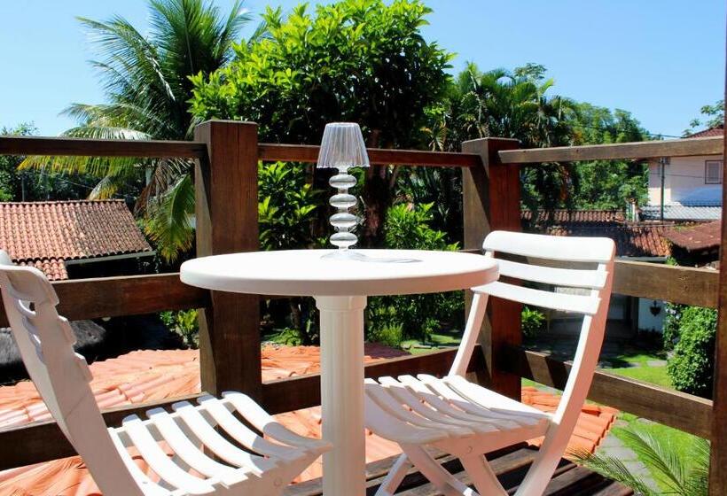 标准工作室带阳台, Recanto Das Andorinhas Studios