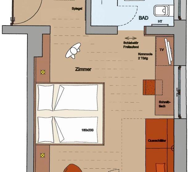 חדר סטנדרט, Vitalhotel Rainer