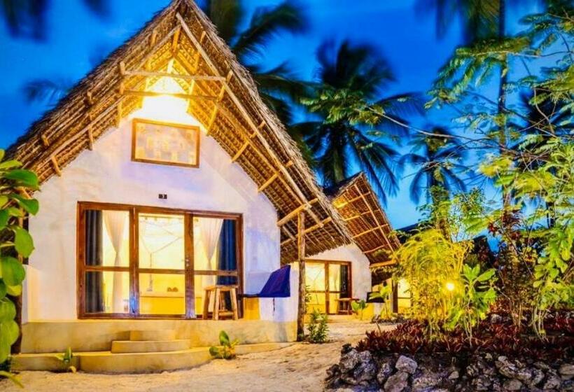 חדר סטנדרט נוף לים עם מרפסת, Mnana Beach Bungalows