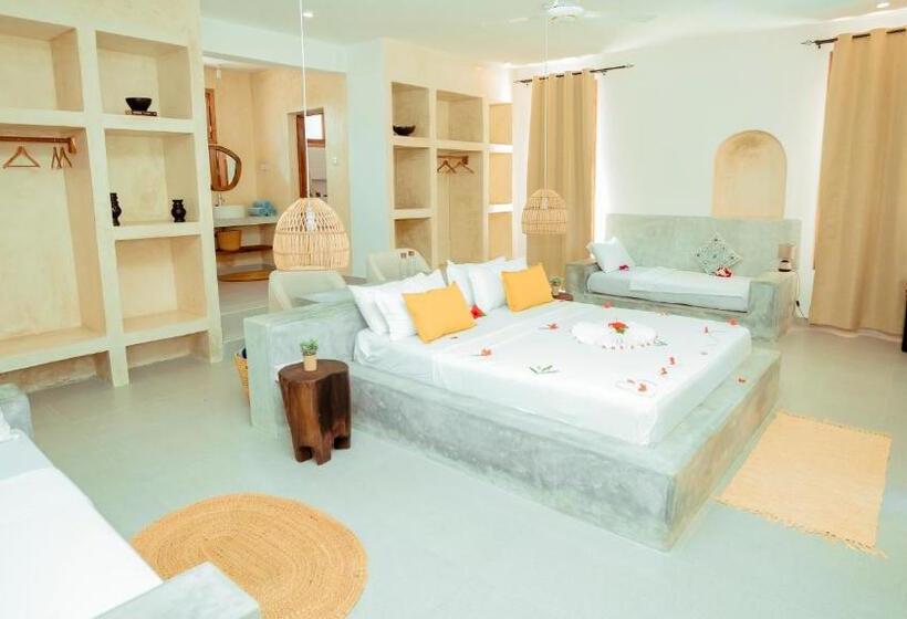 발코니 디럭스 룸, Mnana Beach Bungalows