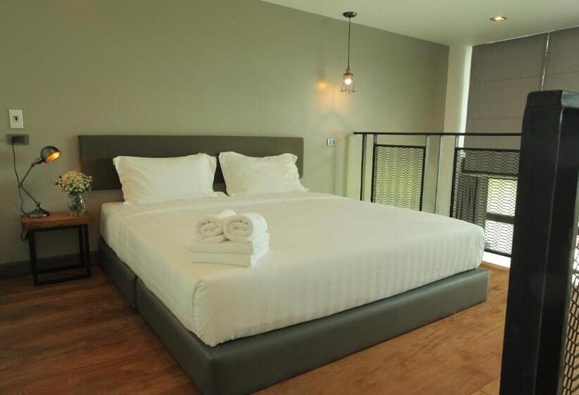 キングサイズベッドのデラックスルーム, Space 59