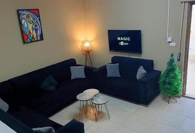 Appartement met 1 Slaapkamer met Terras, مرج الحمام