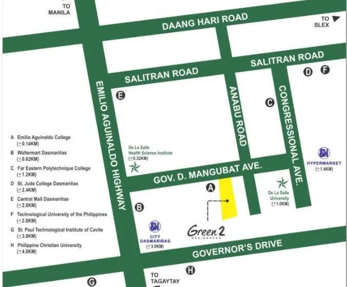 デラックススタジオ, Habbsville At Green 2 Residences By Smdc Dasmarinas Cavite