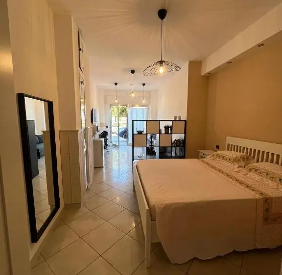 キングサイドベッドのスタンダードワンルーム, Il Pulo Guest House