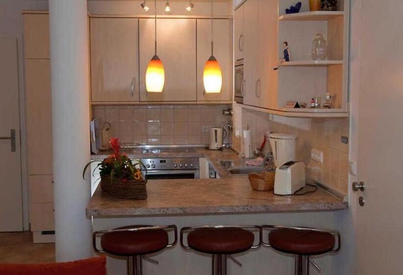 带1个卧室的带阳台的公寓, Residenz Strandkrone 06
