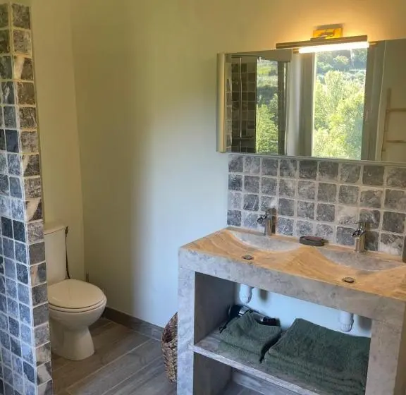 デラックスルーム, Maison D Hôtes La Doma Venterol Chambre & Spa