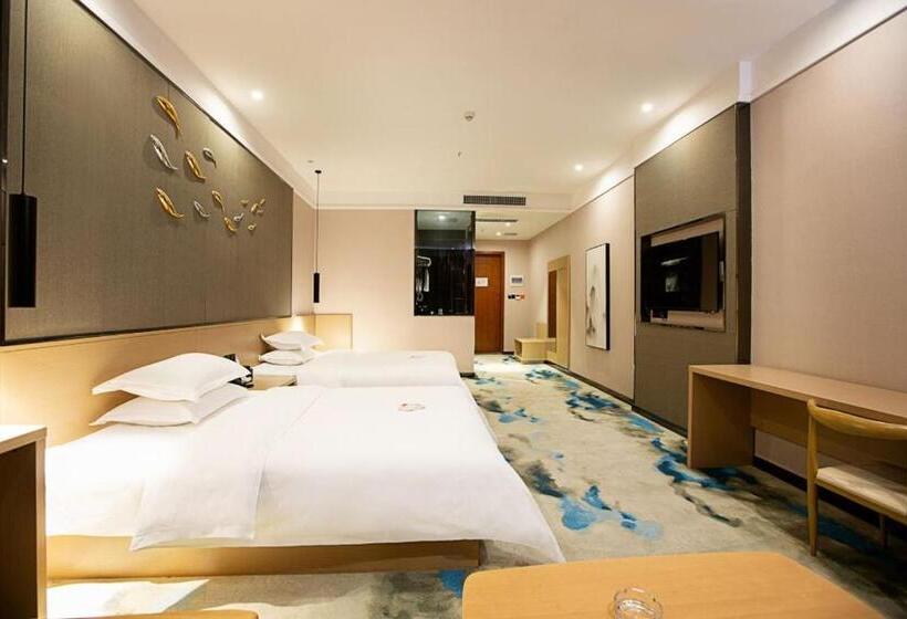 חדר סופריור, 海菲酒店 郑州高铁东站cbd国际会展中心店