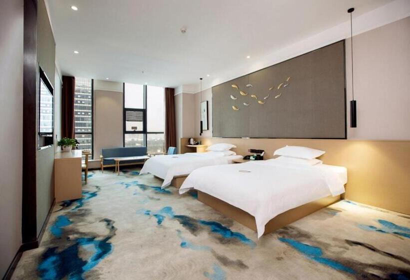 חדר סופריור, 海菲酒店 郑州高铁东站cbd国际会展中心店