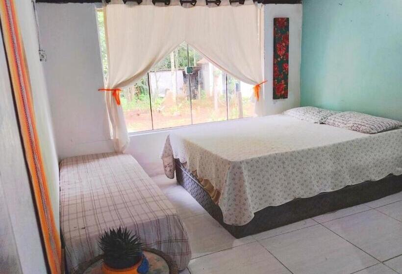 스탠다드 트리플 룸 가든 전망, Pousada Terra Do Sossego   Rio Na Propriedade   Piscina De água Mineral  Lazer   Artes   Pomar   Tri