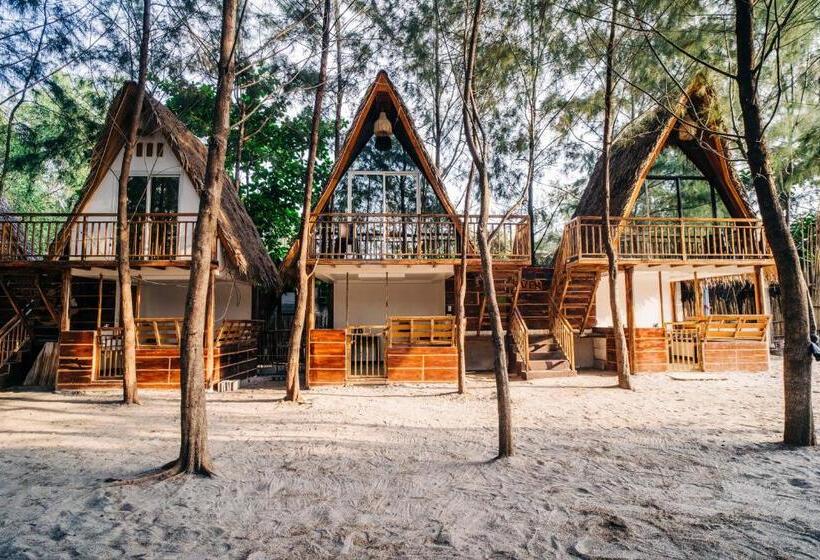 غرفة قياسية رباعية مطلة على البحر, Haven Campsite