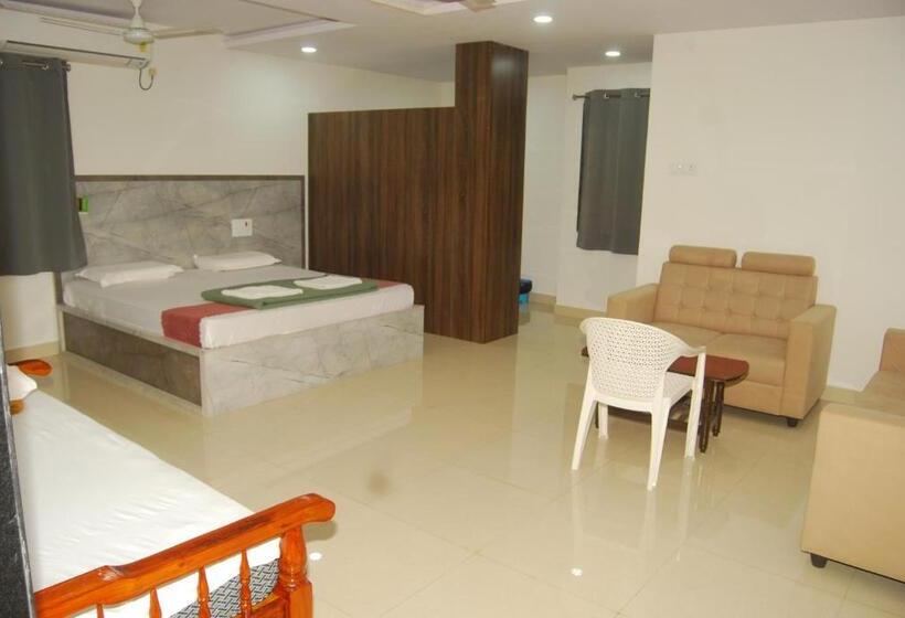 Family Suite, Sri Kakateeya Grand Residency Bhadrachalam Hotel Residency Stay Rooms