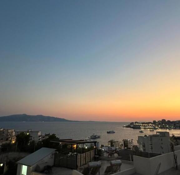 オーシャンビューバルコニー付きワンベッドルームアパートメント, Io S Apartments