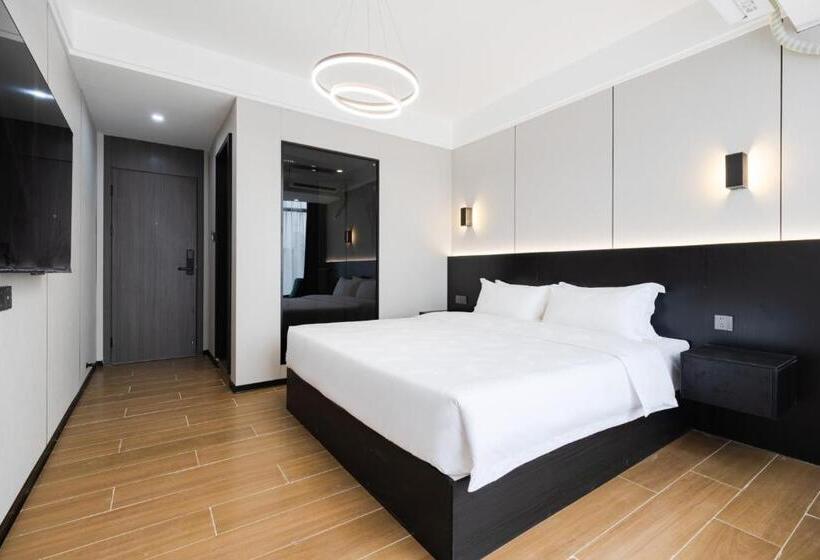 クイーンベッドのデラックスルーム, Yoomanjoo Hotel Guangzhou Taikoo Hui Zhengjia Square Branch