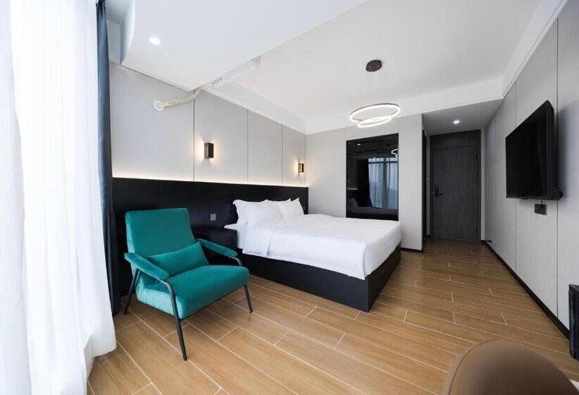 クイーンベッドのデラックスルーム, Yoomanjoo Hotel Guangzhou Taikoo Hui Zhengjia Square Branch