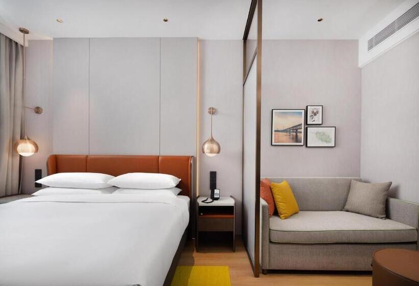 اتاق لوکس, Home2 Suite By Hilton Wuhan Economic Development Zone