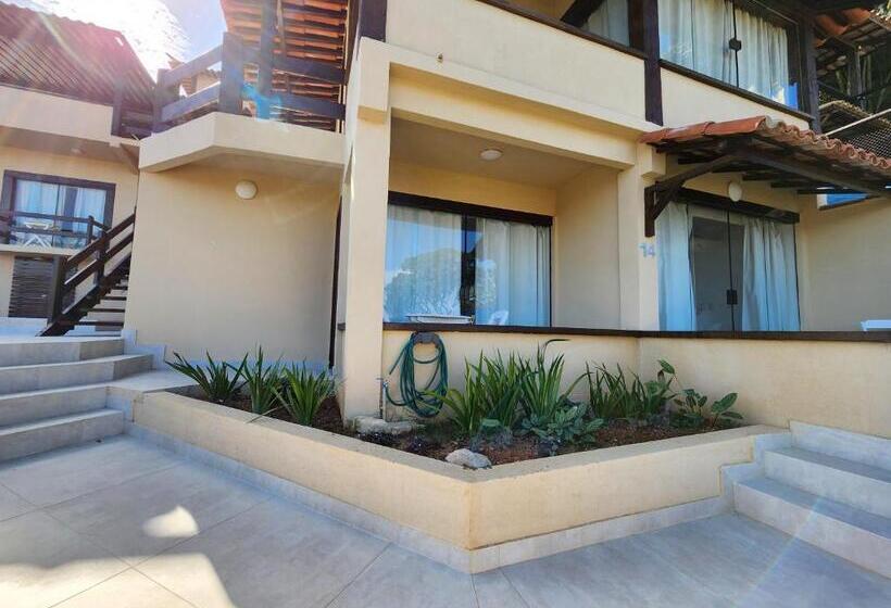 غرفة قياسية مطلّة علي البحر مزوَّدة بشُرفة, Pousada Dreamland Buzios