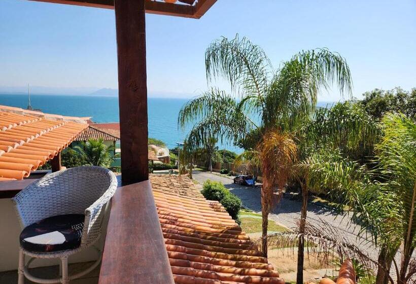 غرفة قياسية مطلّة علي البحر مزوَّدة بشُرفة, Pousada Dreamland Buzios