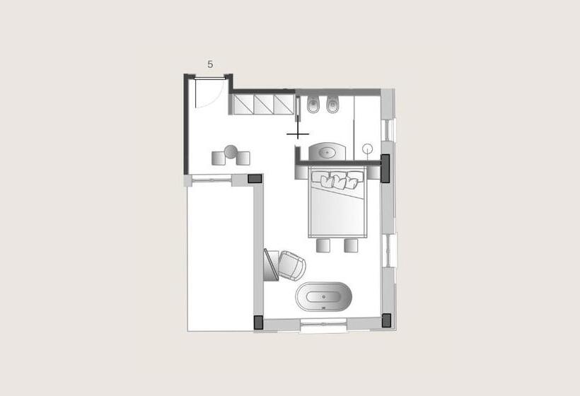 جناح مزود بتراس, A Mare Boutique Hotel & Spa