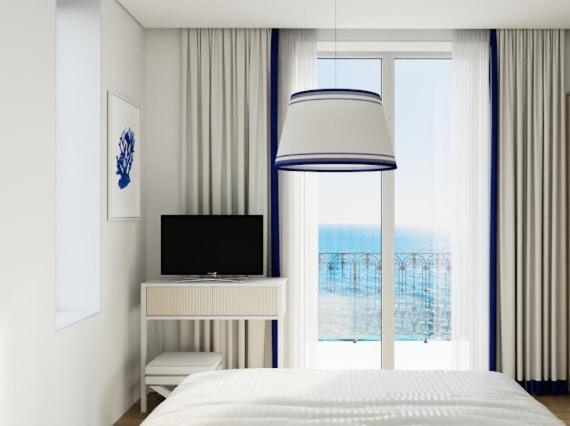 غرفة ديلوكس مطلّة علي البحر مزوَّدة بشُرفة, A Mare Boutique Hotel & Spa