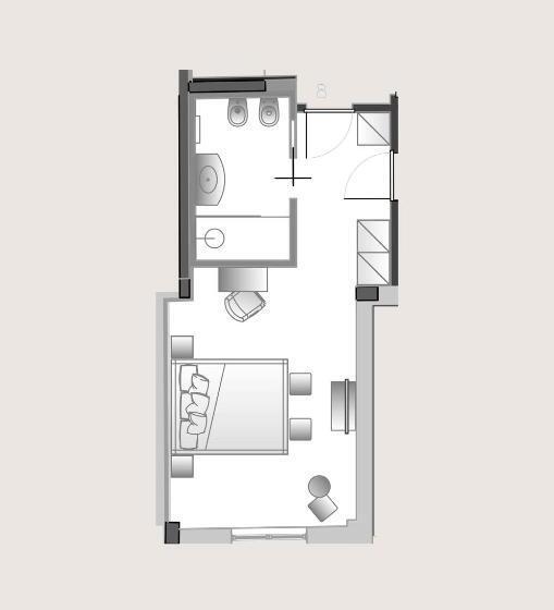 جناح جونيور مطلّ علي البحر, A Mare Boutique Hotel & Spa