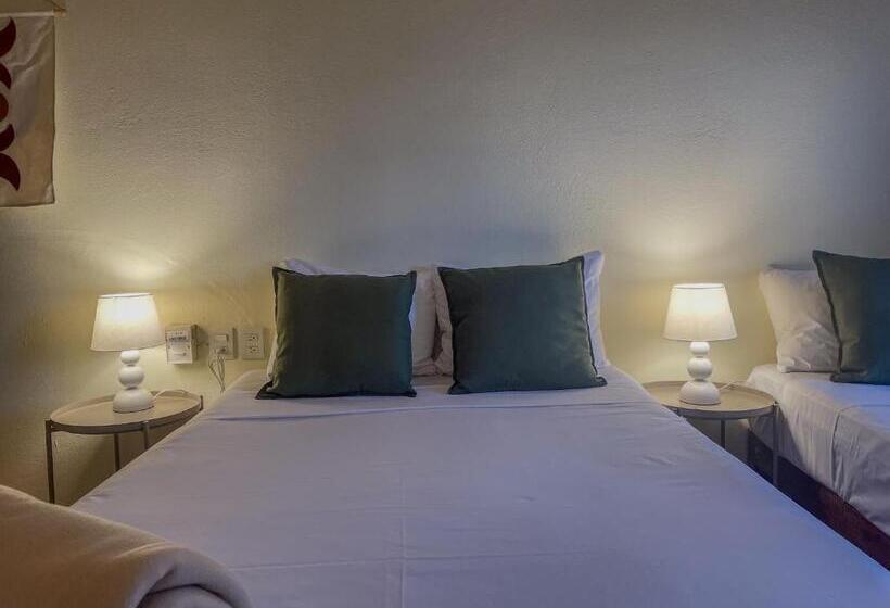 חדר דלוקס לארבעה, Viajero Puerto Escondido Hostel