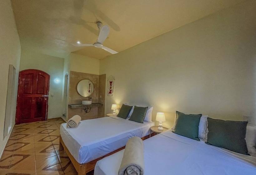 חדר דלוקס לארבעה, Viajero Puerto Escondido Hostel