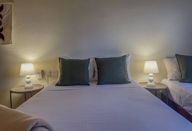 Четырехместный Номер Deluxe, Viajero Puerto Escondido Hostel