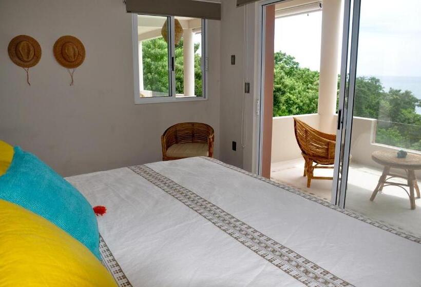 带1个卧室和海景的别墅, Casa Cometa