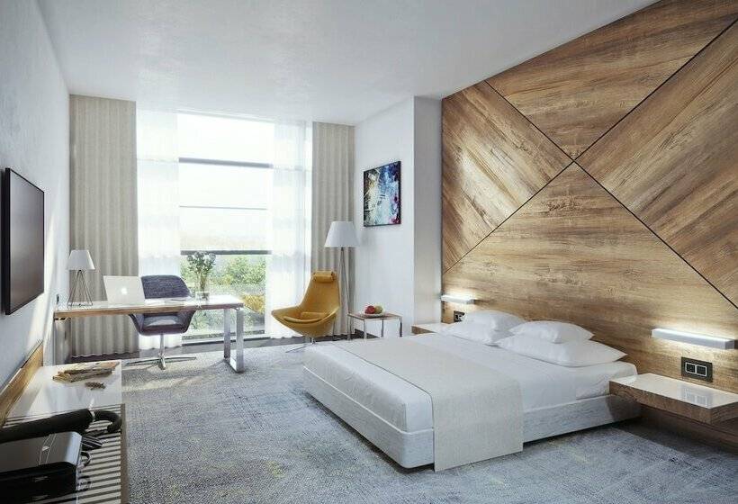 디럭스 룸 킹사이즈 침대, Messier 53 Hotel Yerevan