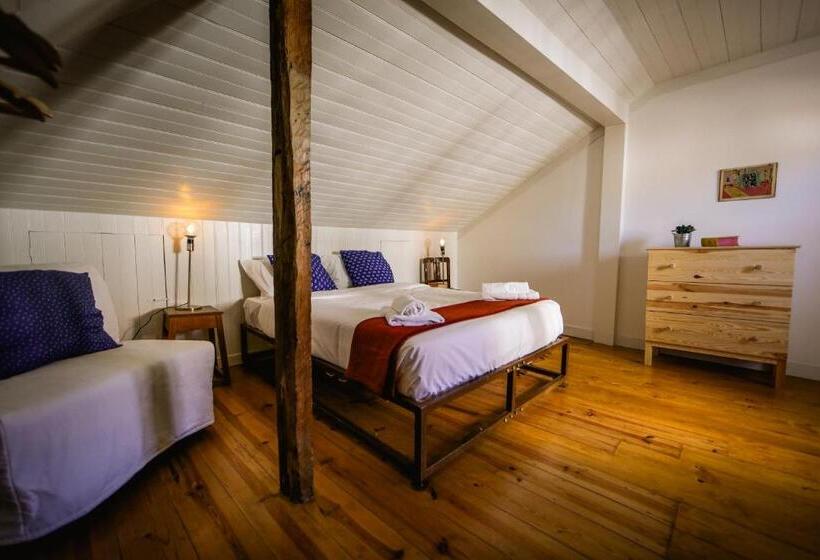 اتاق استاندارد با سرویس بهداشتی مشترک, De Pedra E Sal Hostel & Suites