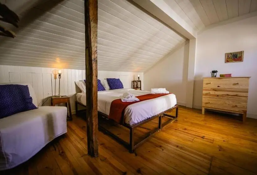 اتاق استاندارد با سرویس بهداشتی مشترک, De Pedra E Sal Hostel & Suites