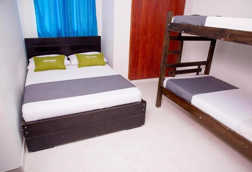 اتاق استاندارد چهار تخته, Ayenda Hotel Coral