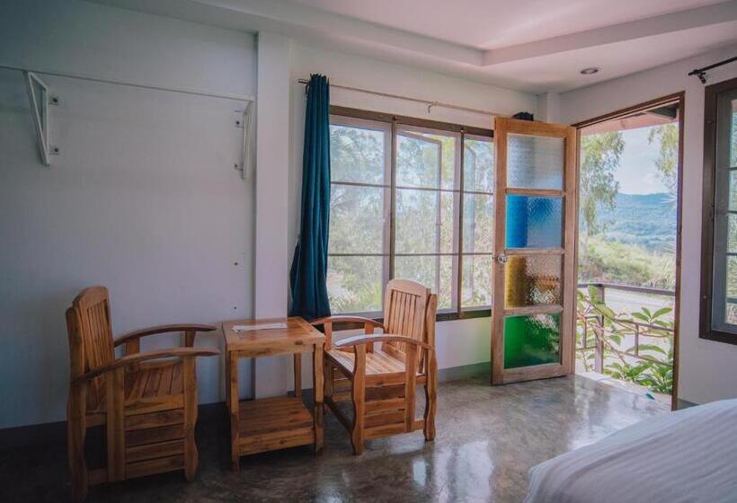 キングサイズベッドのスタンダードルーム, Ob Oon Khao Kho Resort