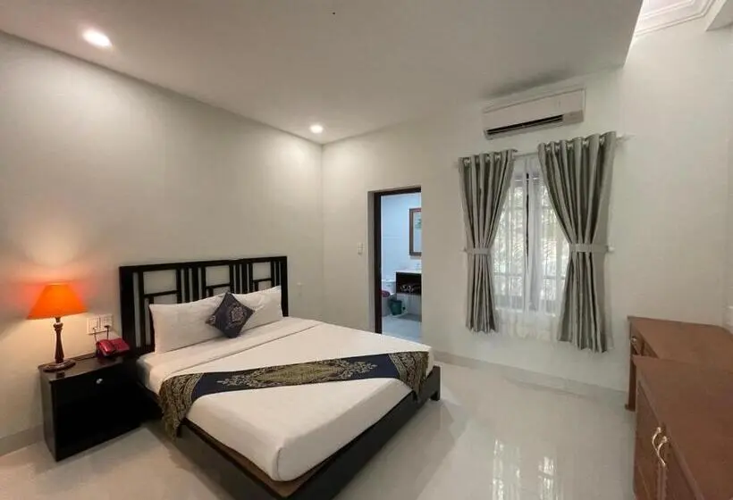 اتاق استاندارد با چشمانداز باغ, Four Oceans Beach Resort Bon Bien Mui Ne