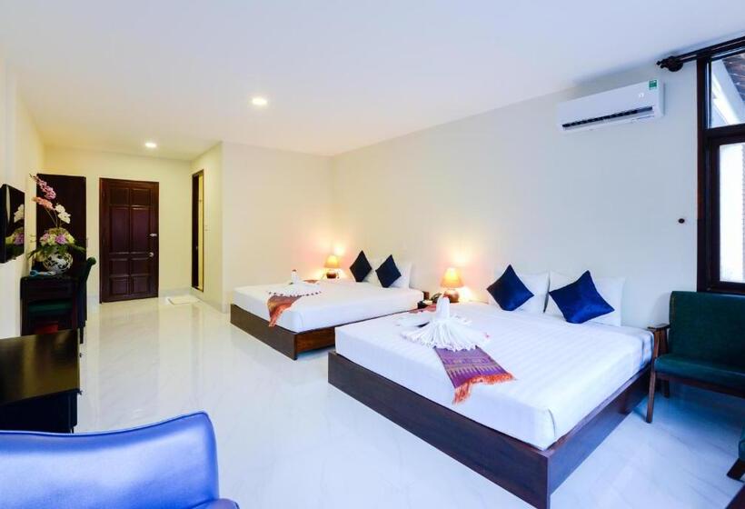 اتاق خانوادگی با چشم‌انداز باغ, Four Oceans Beach Resort   Bon Bien Mui Ne
