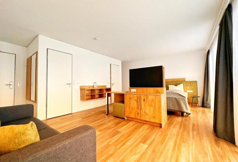 סוויטת ג'וניור עם מרפסת, Seespitz Gästehaus