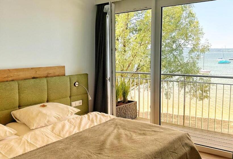 סוויטת ג'וניור עם מרפסת, Seespitz Gästehaus