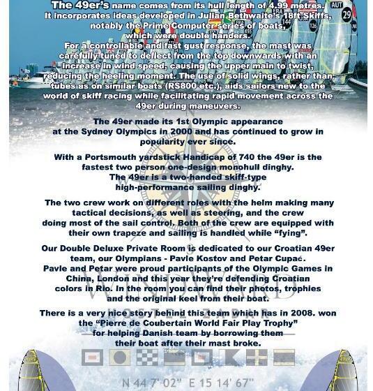 스탠다드 룸 킹사이즈 침대, Windward Hostel Zadar