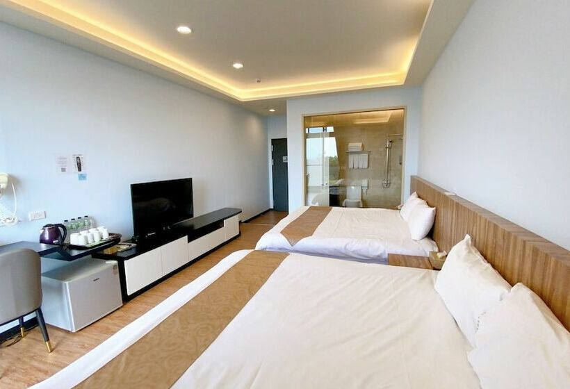 اتاق سوپریور چهار تخته, 花蓮星晟棧飯店starry Inn近太平洋新城車站