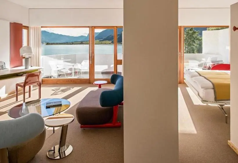 Deluxe-huone Järvinäkymä, Seehotel Ambach